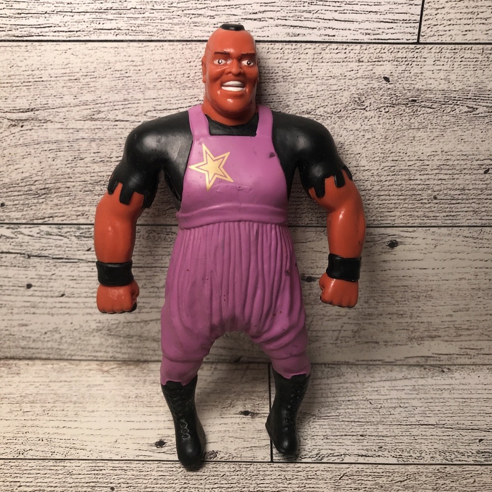 Bend-ems Toy Wrestling Action Figure 1995 Titan WWF Mabel Viscera Bid Daddy - Picture 1 of 9